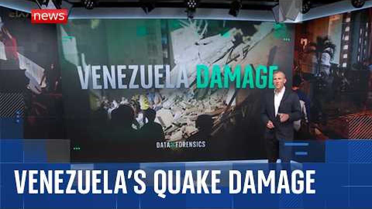 Sky News investigation shows scale of Venezuelan quake damage