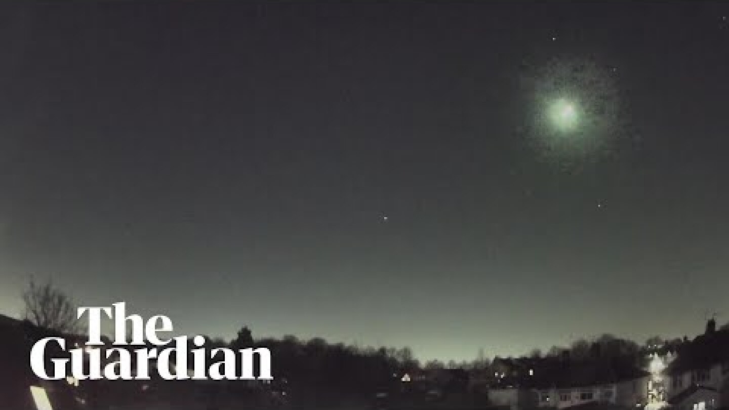 Large meteor 'fireball' blazes cross the UK, lighting up skies