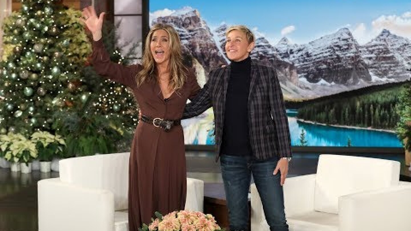 Ellen Wants to Throw an On-Air 50th Birthday Party for Jennifer Aniston