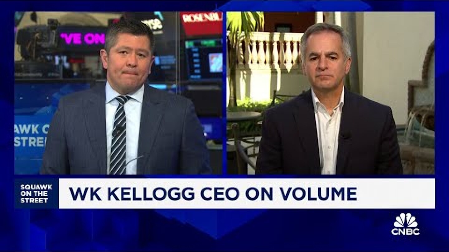 WK Kellogg CEO Gary Pilnick: 'Cereal for dinner' is trending for consumers under price pressure