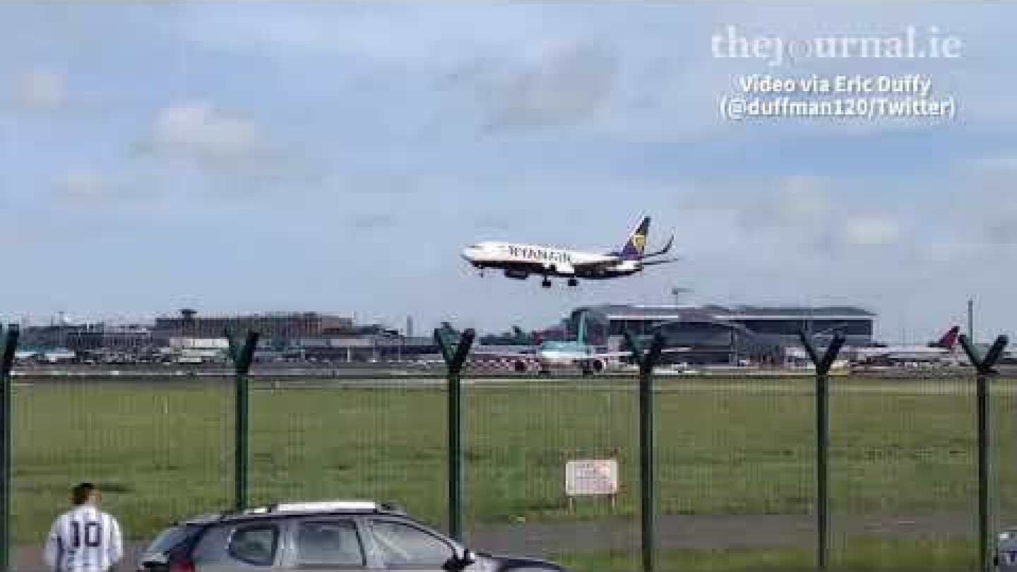 Ryanair Flight rethinks landing amid strong Storm Ali winds at Dublin Airport