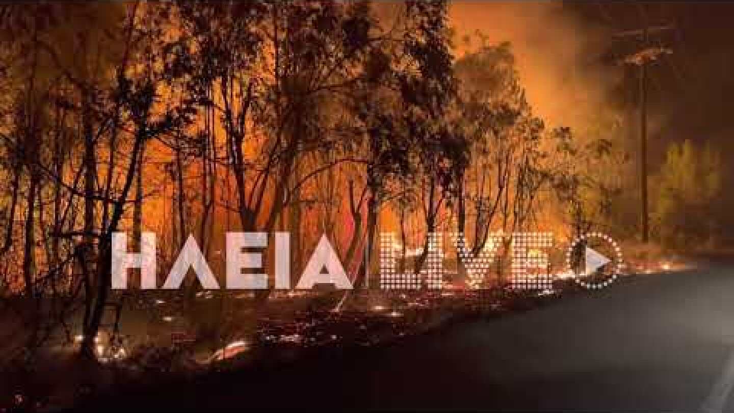 ilialive.gr - Νυχτερινά πλάνα από τον Ξηρόκαμπο Αρχ. Ολυμπίας