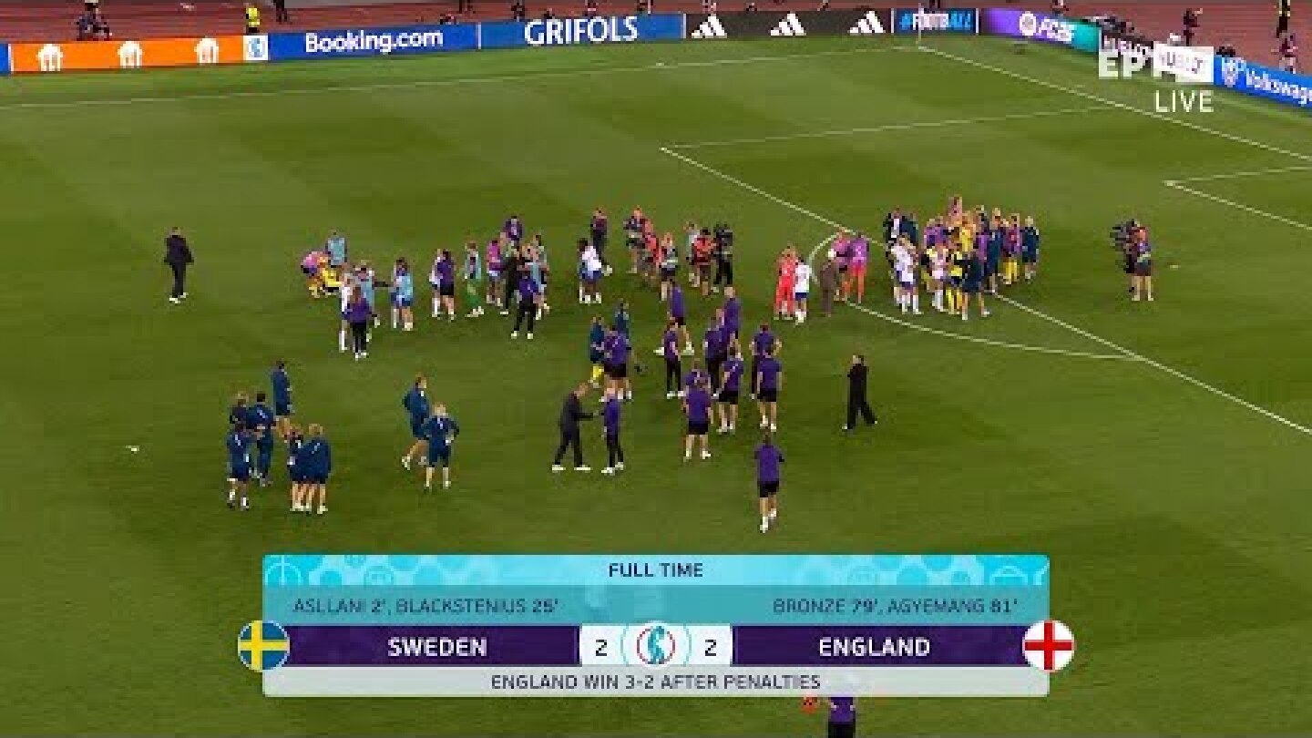 UEFA Women's Euro 2025 | Β' Προημιτελικός| Σουηδία - Αγγλία | HIGHLIGHTS