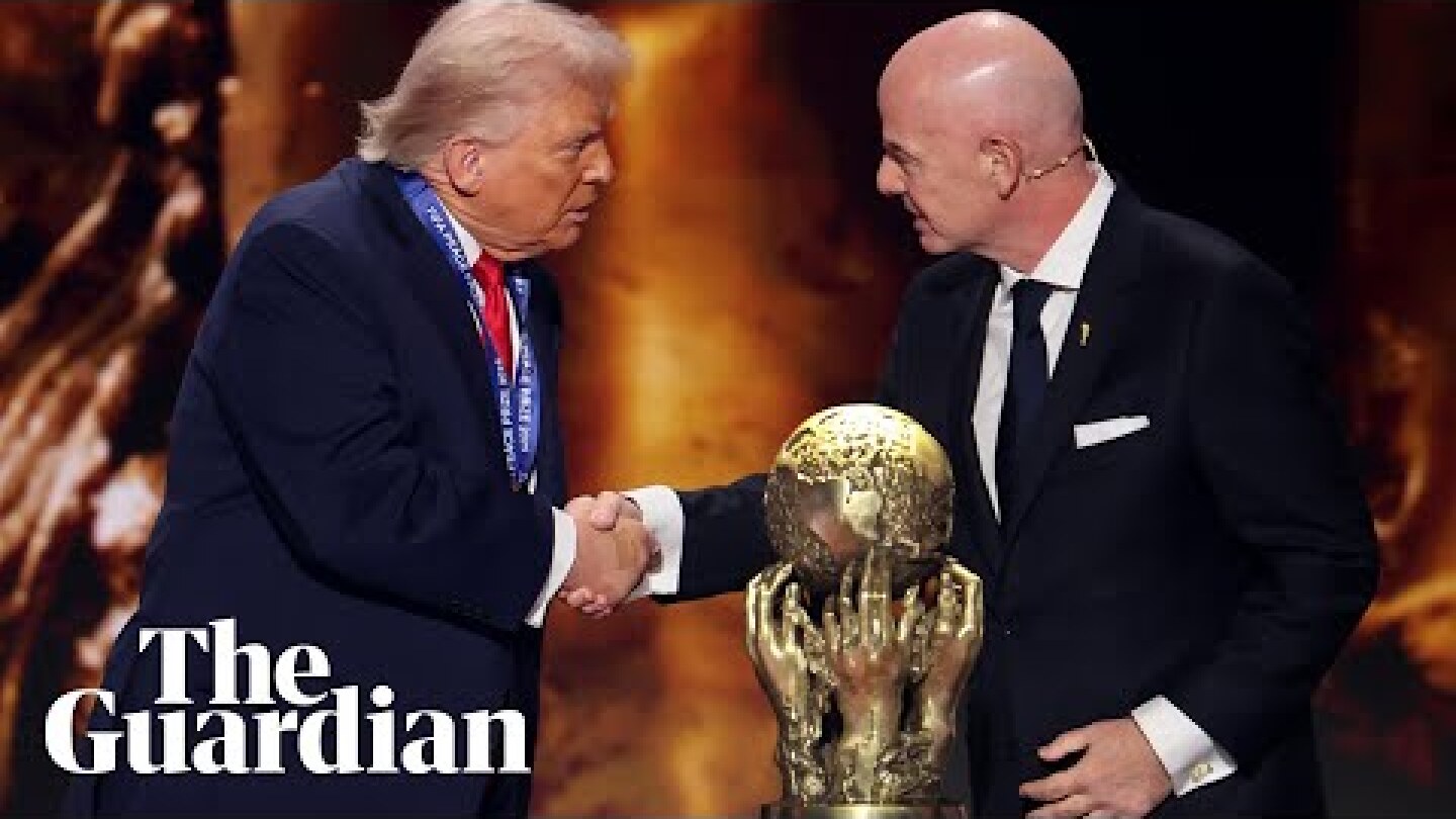 Donald Trump celebrates 'great honour' of winning Fifa peace prize