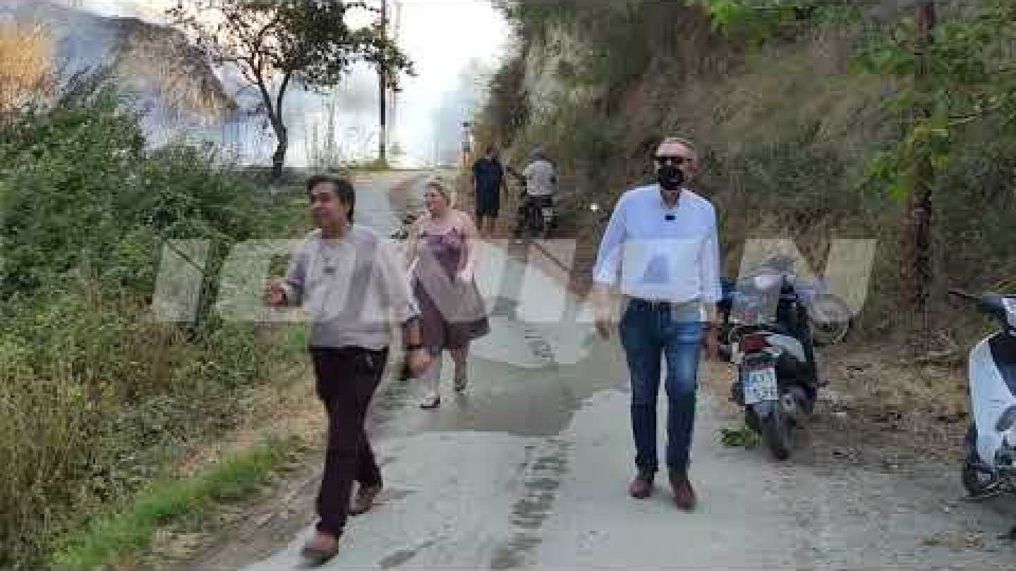 Ζάκυνθος | Σε εξέλιξη η μεγάλη φωτιά στο Αργάσι