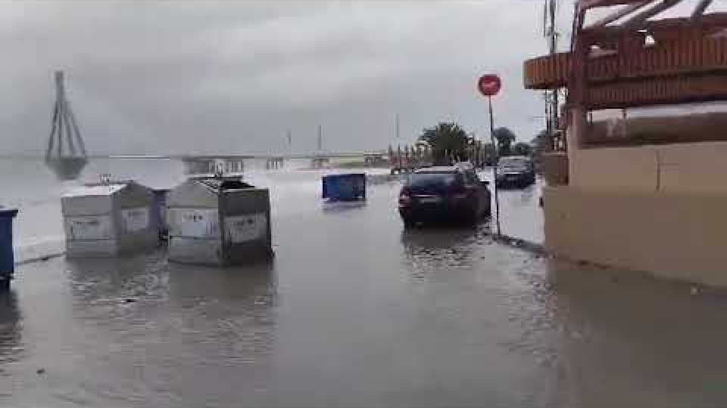 Πάτρα: Πλημμυρικά φαινόμενα στο Ρίο