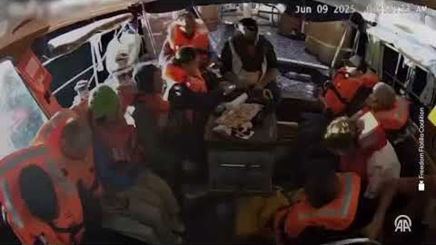 Israeli soldiers kidnapped the activists onboard the Gaza-bound aid ship Madleen: FFC