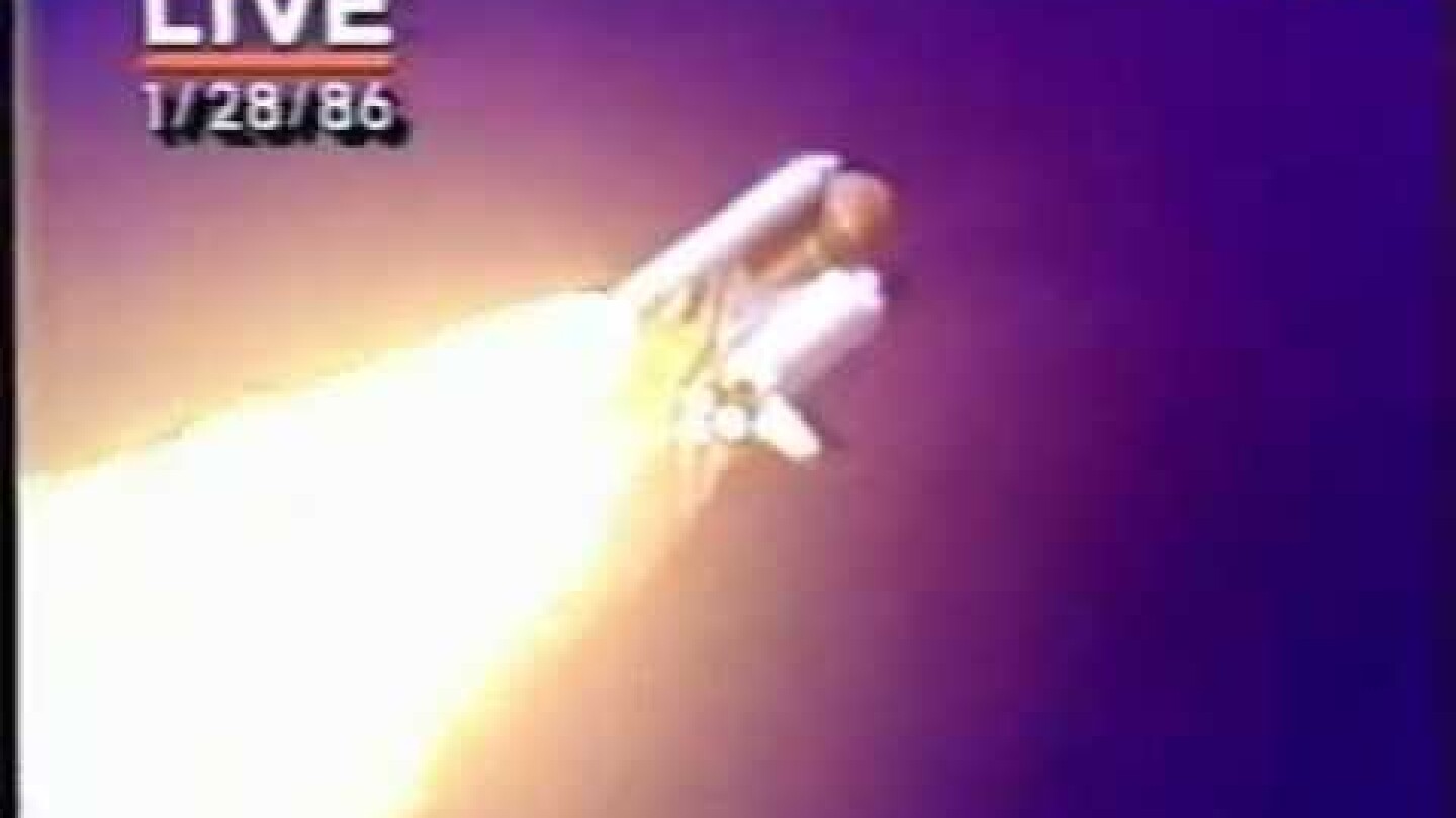 Space Shuttle Challenger Explosion LIVE TV