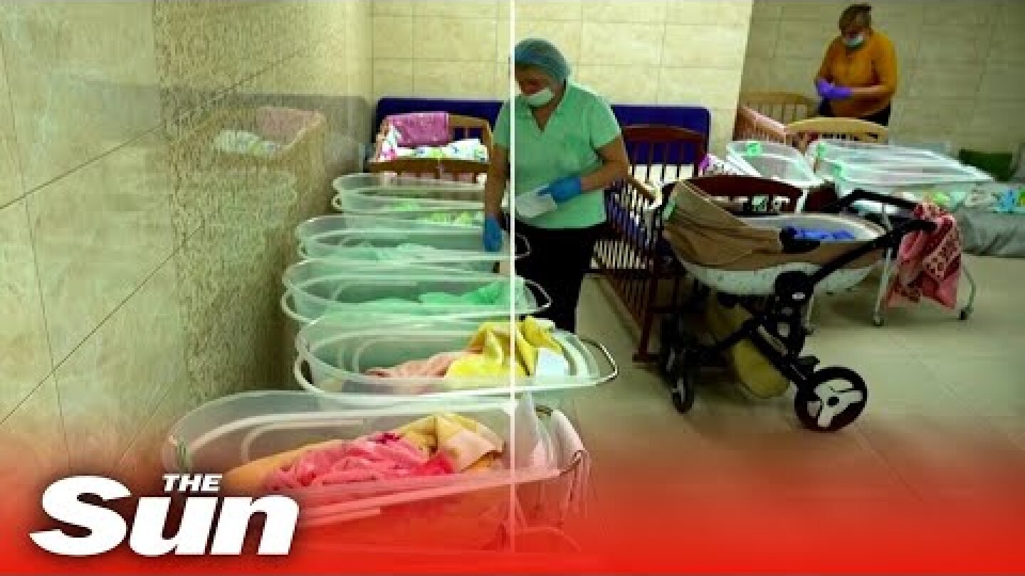 Kyiv nurses protecting 21 surrogate babies during conflict