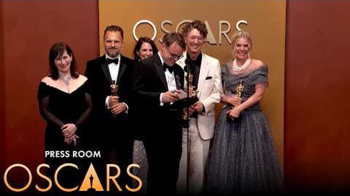 Mr. Nobody Against Putin Best Documentary Feature Film Press Room Speech | 98th Oscars (2026)