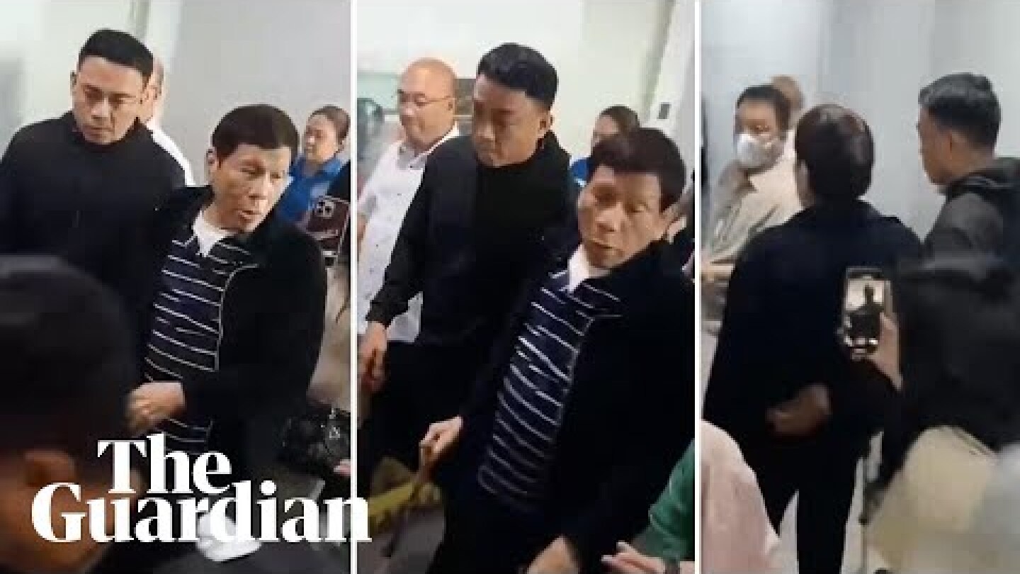 Rodrigo Duterte under arrest on international warrant for 'war on drugs'