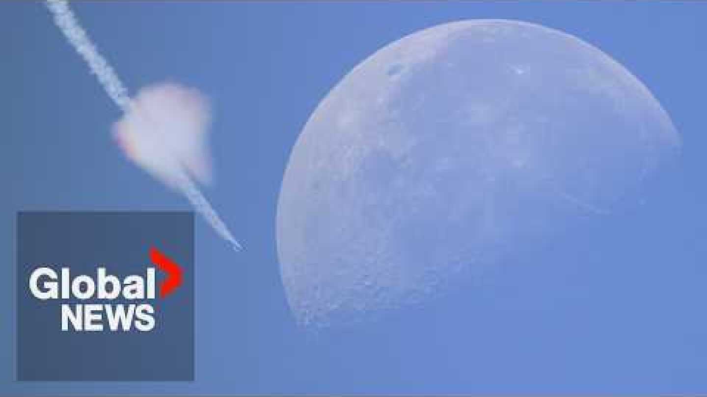 SpaceX rocket debris slams into the moon, creates a crater