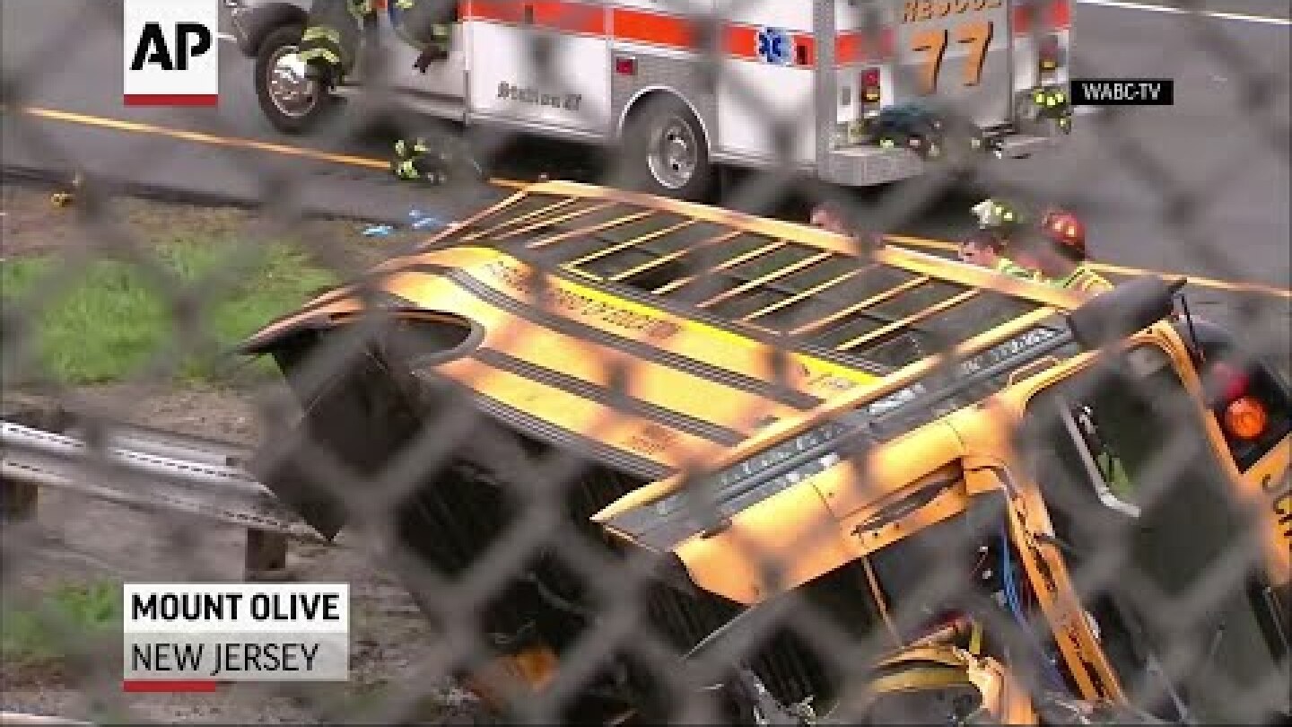 2 Killed, Dozens Injured in NJ School Bus Crash