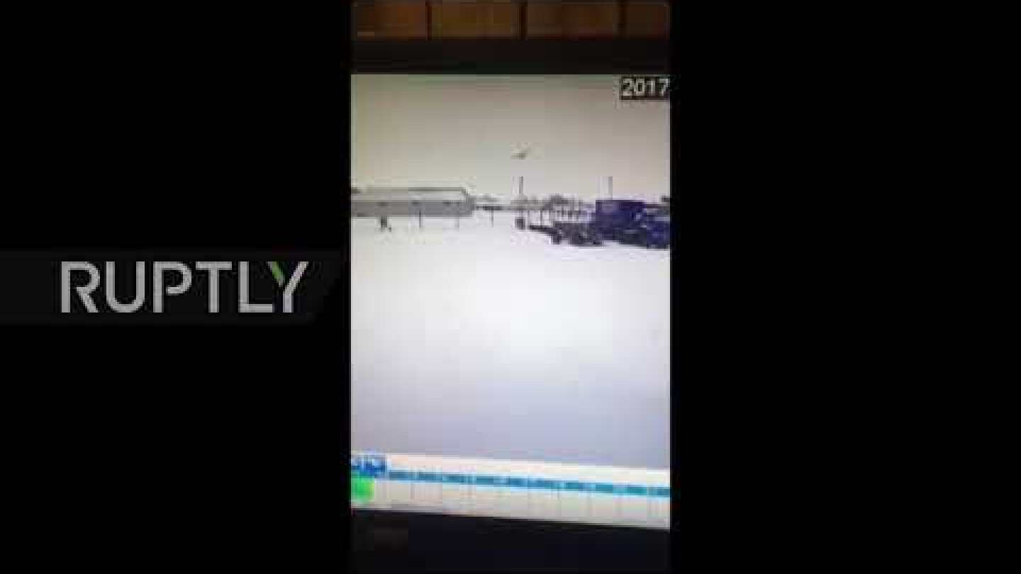Russia: CCTV footage captures aircraft crash in Naryan Mar, four dead