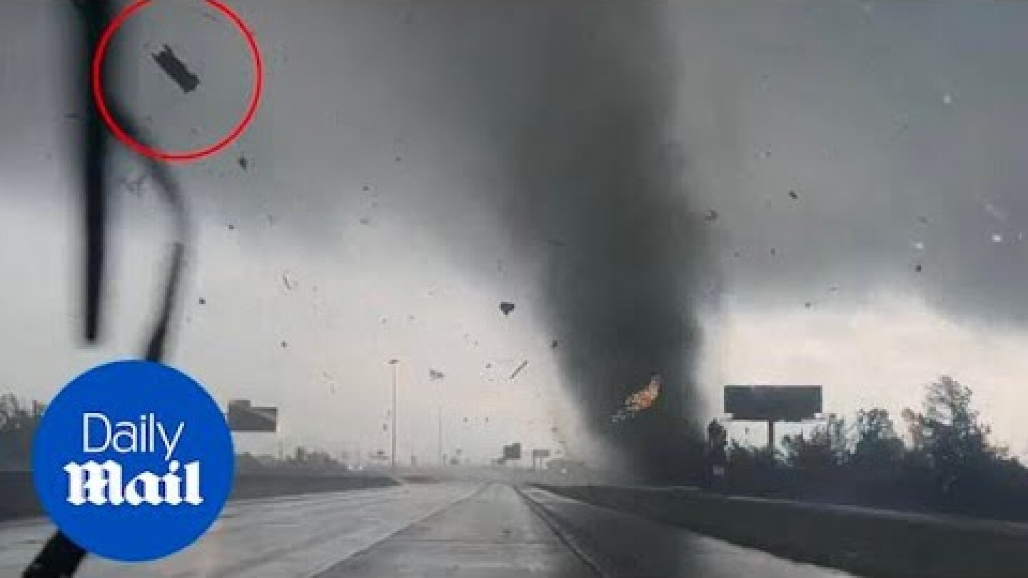 ATV tossed into the sky after MASSIVE tornado rips through Texas