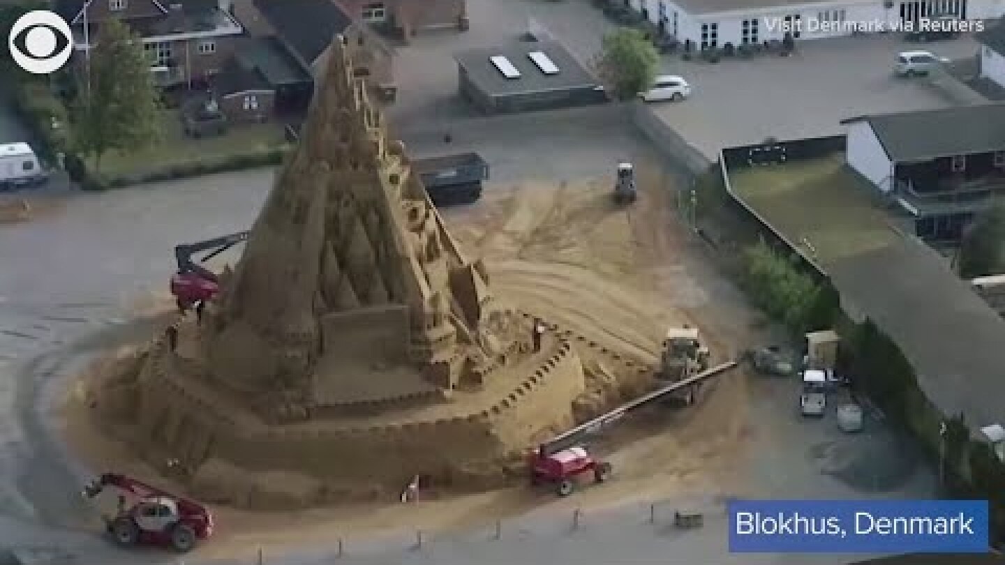 New Guinness World Record holder for tallest sandcastle!