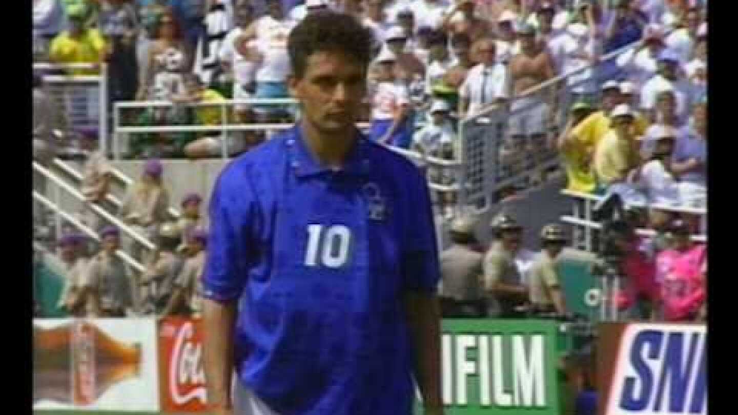Baggio penalty miss - 1994 World Cup Final