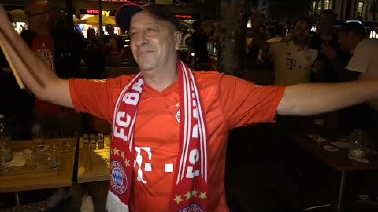 Bayern Munich Fans Celebrate Champions League Title After 1-0 Win Over PSG