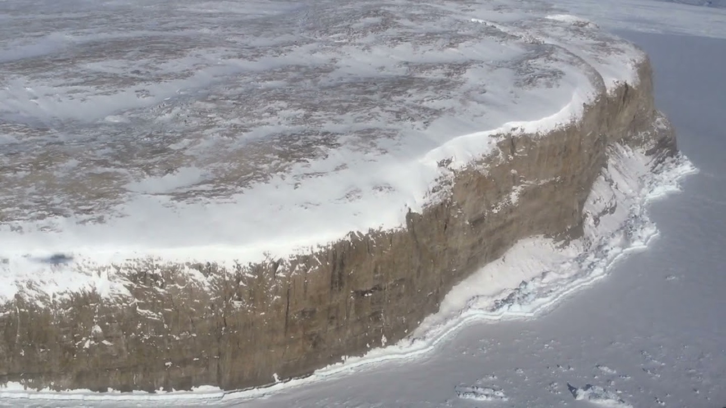 Hans Island seen from the air - Martin Breum
