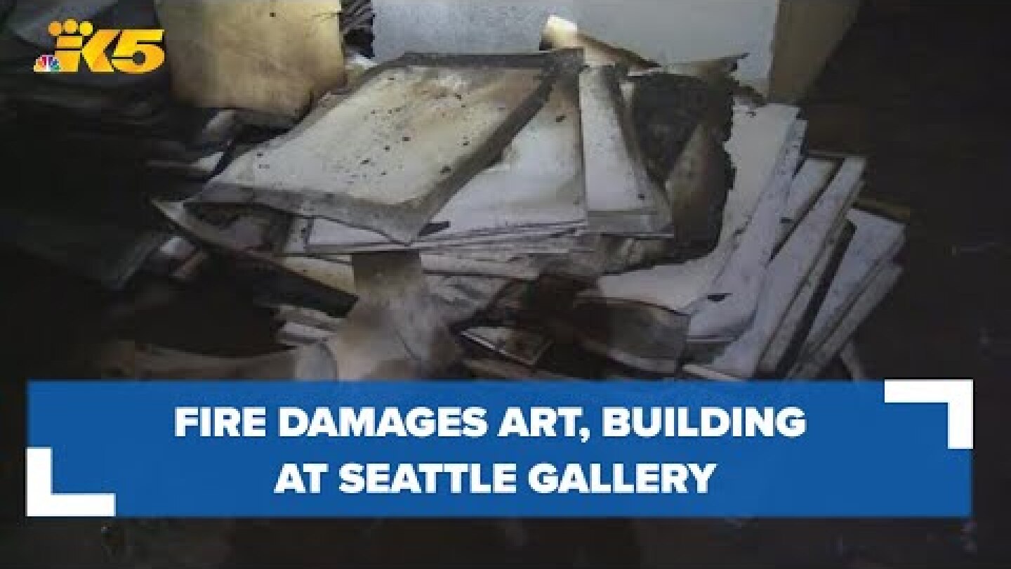 Fire causes 'irreparable damage' to art gallery in Seattle's Pioneer Square