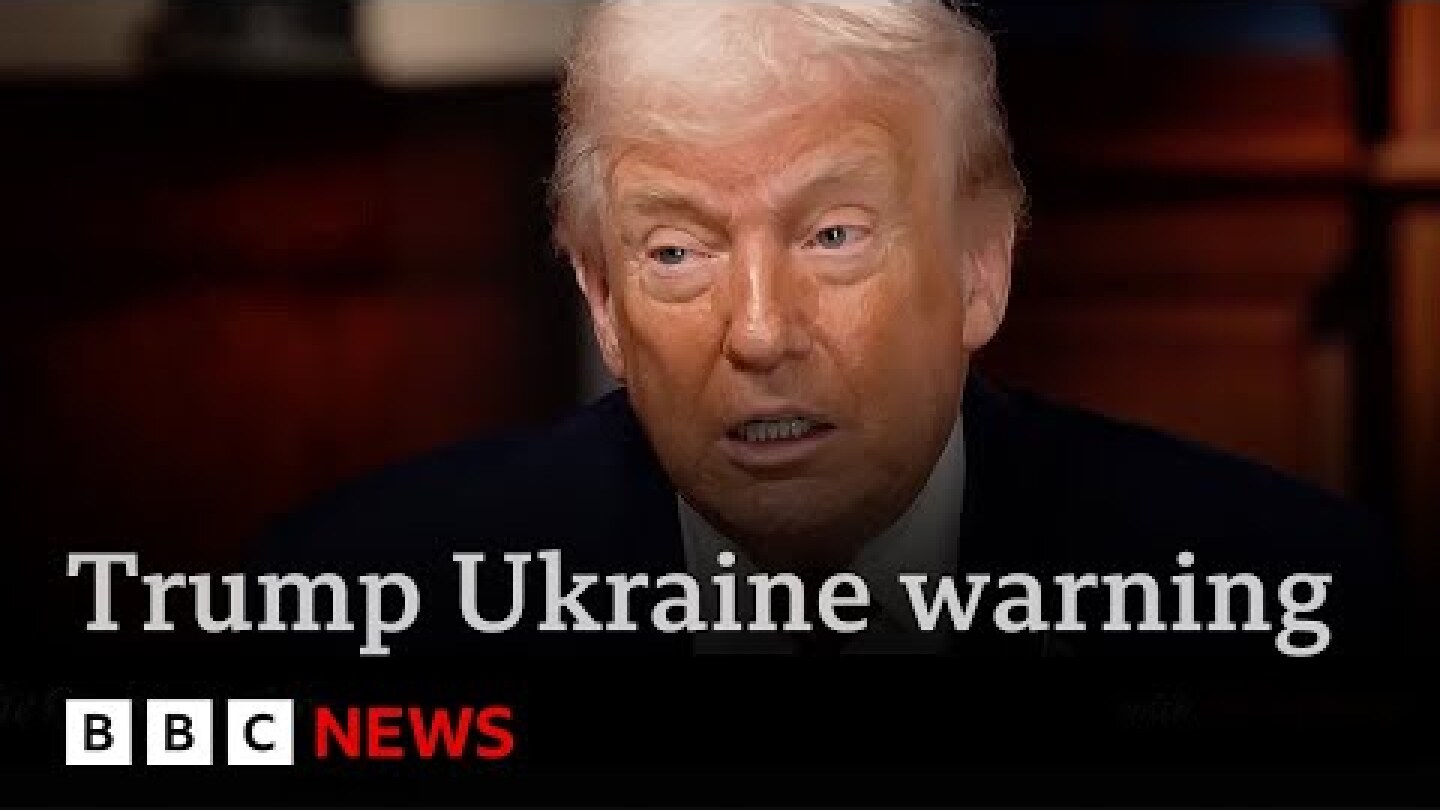 Donald Trump tells Ukraine it’s losing war with Russia and must accept peace deal | BBC News