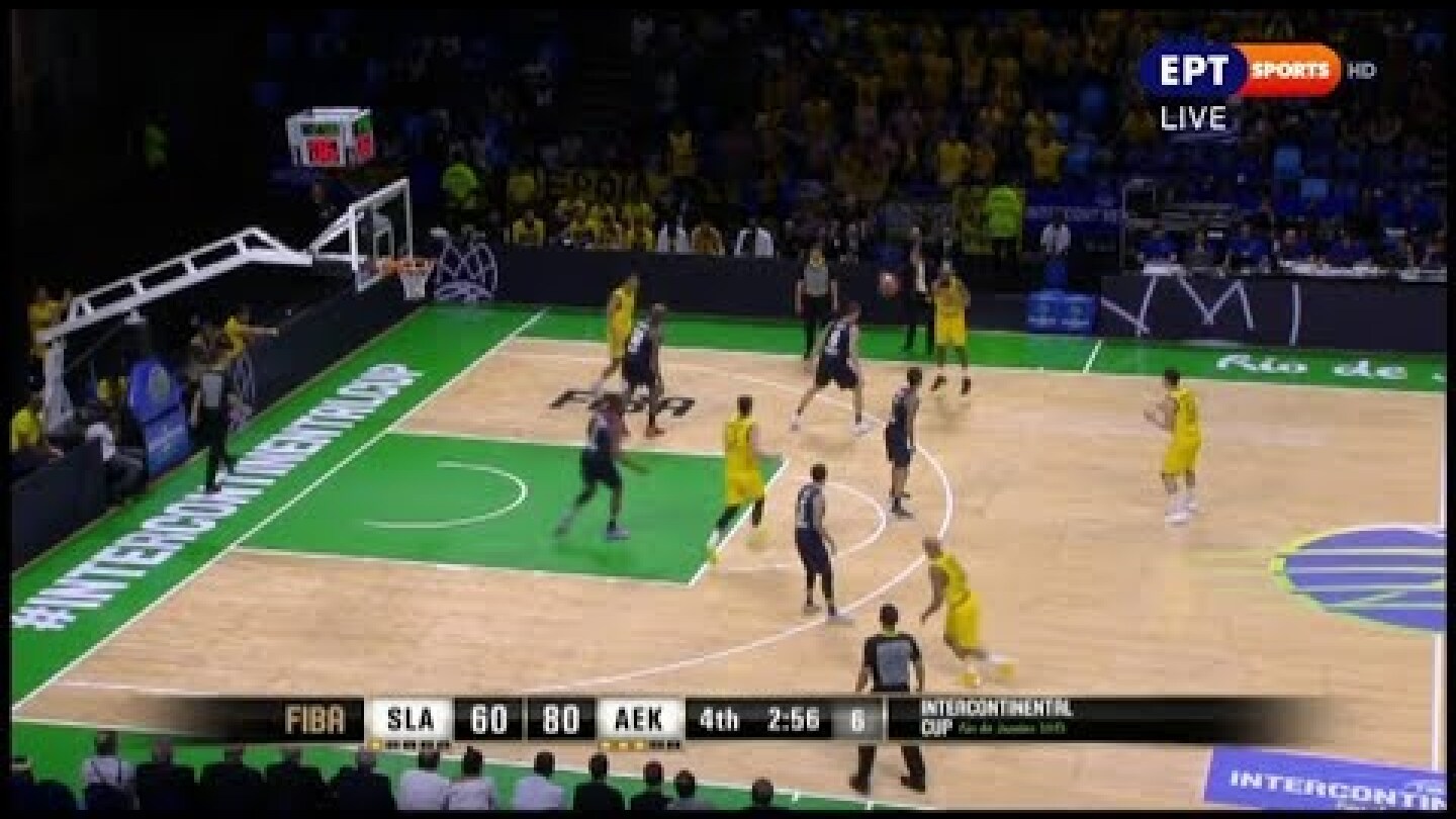 Σαν Λορέντζο-ΑΕΚ 64-86 Στιγμιότυπα HD Ημιτελικός Intercontinental Cup / San Lorenzo-AEK 64-86