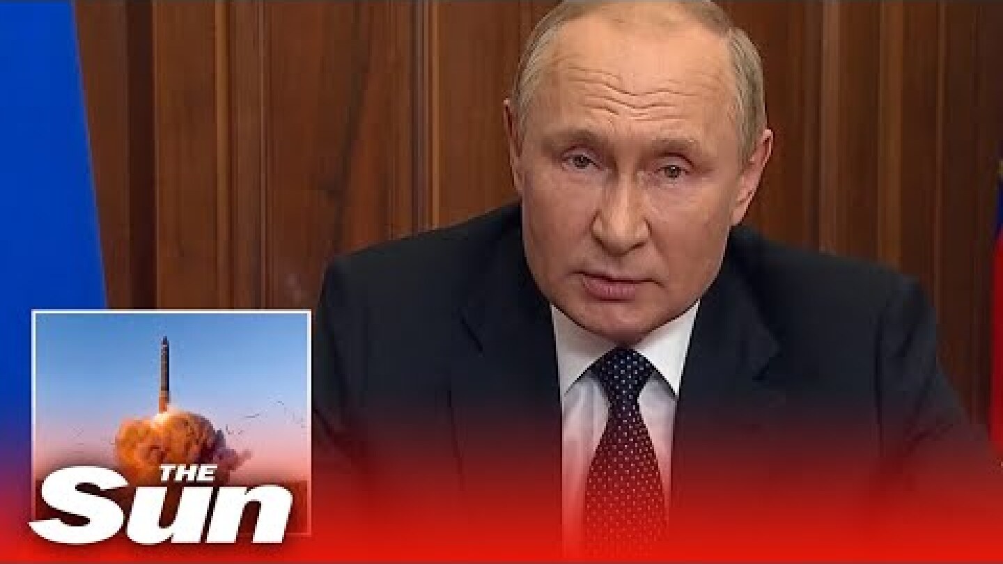 Vladimir Putin calls up 300,000 extra troops and warns the West against 'nuclear blackmail'