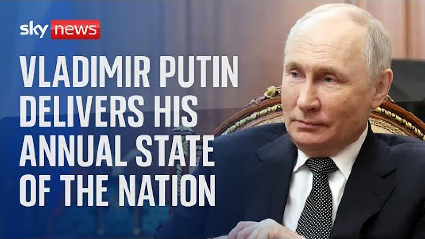 President Vladimir Putin delivers his annual State of the Nation address