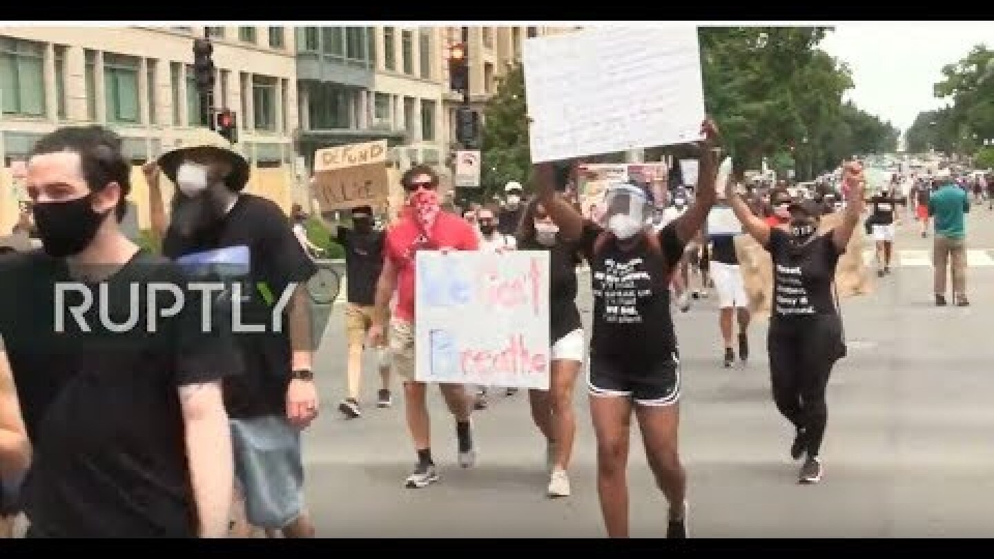 LIVE: Protesters gather outside White House over George Floyd’s death