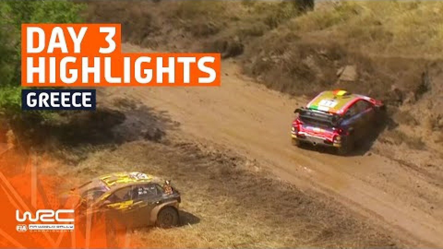 Day 3 Highlights | WRC EKO Acropolis Rally Greece 2023