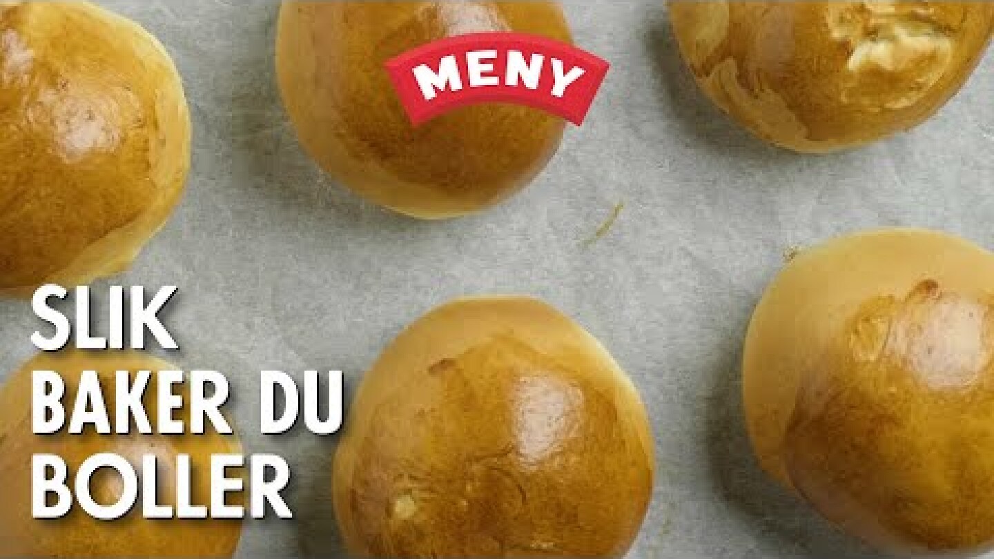 Slik baker du boller