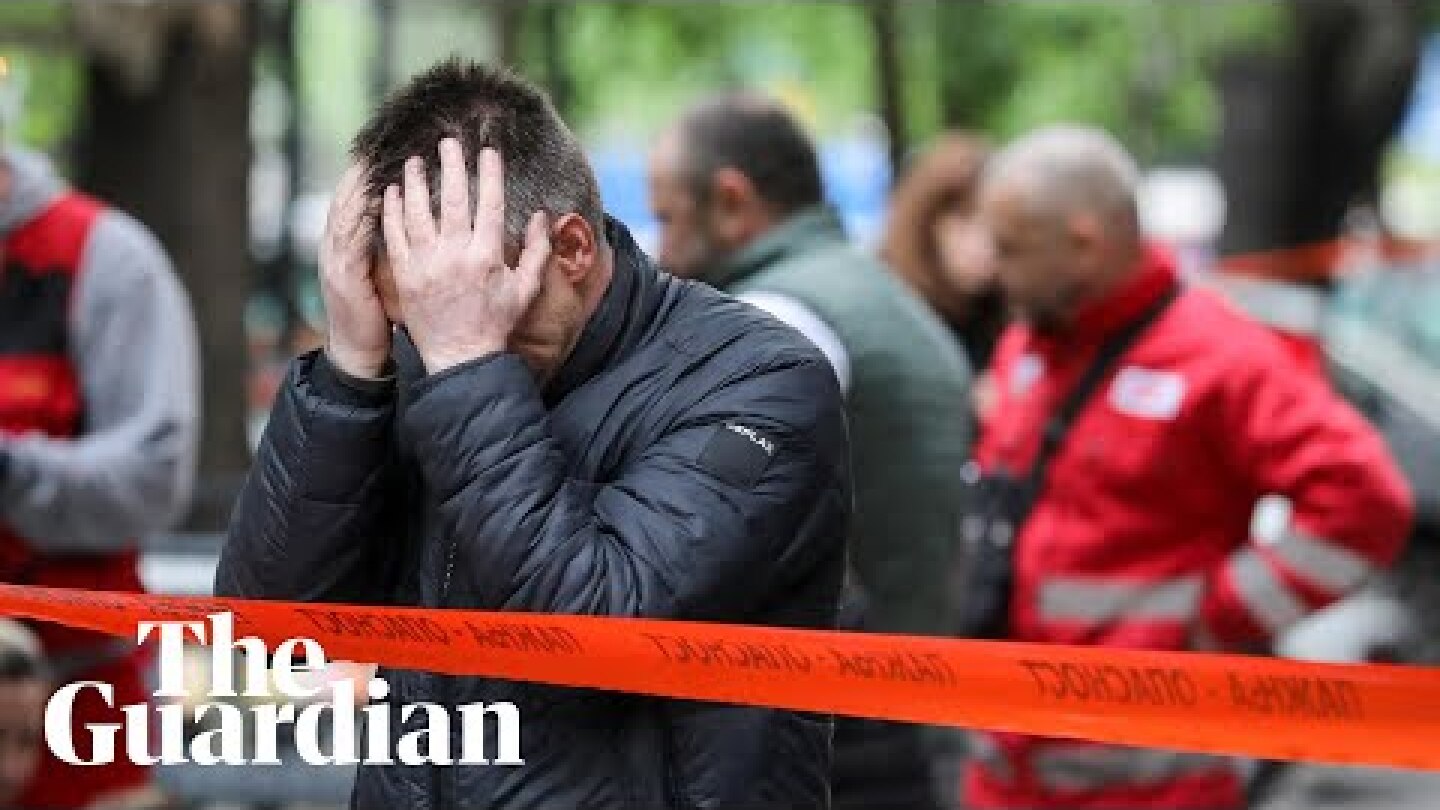 Police cordon off Belgrade school after pupil opens fire, killing nine people