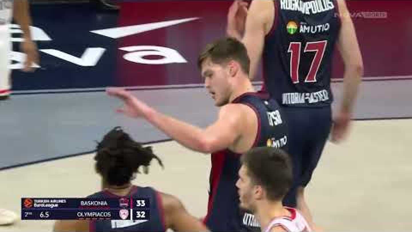 Μπασκόνια – Ολυμπιακός: 80-69 (MD 21, 12/01/2024)