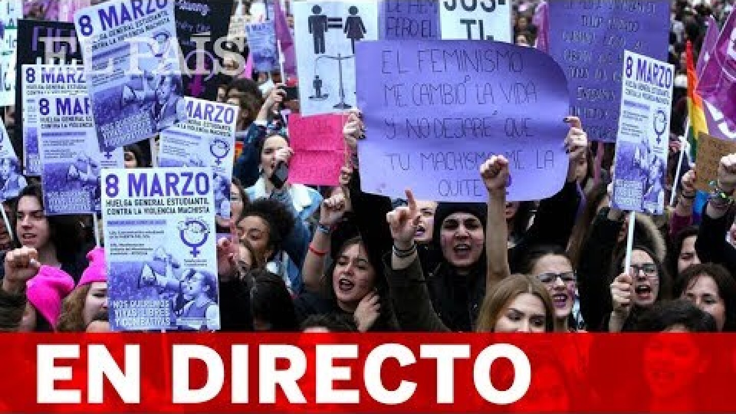 DIRECTO 8M | MANIFESTACIÓN FEMINISTA por el DÍA DE LA MUJER