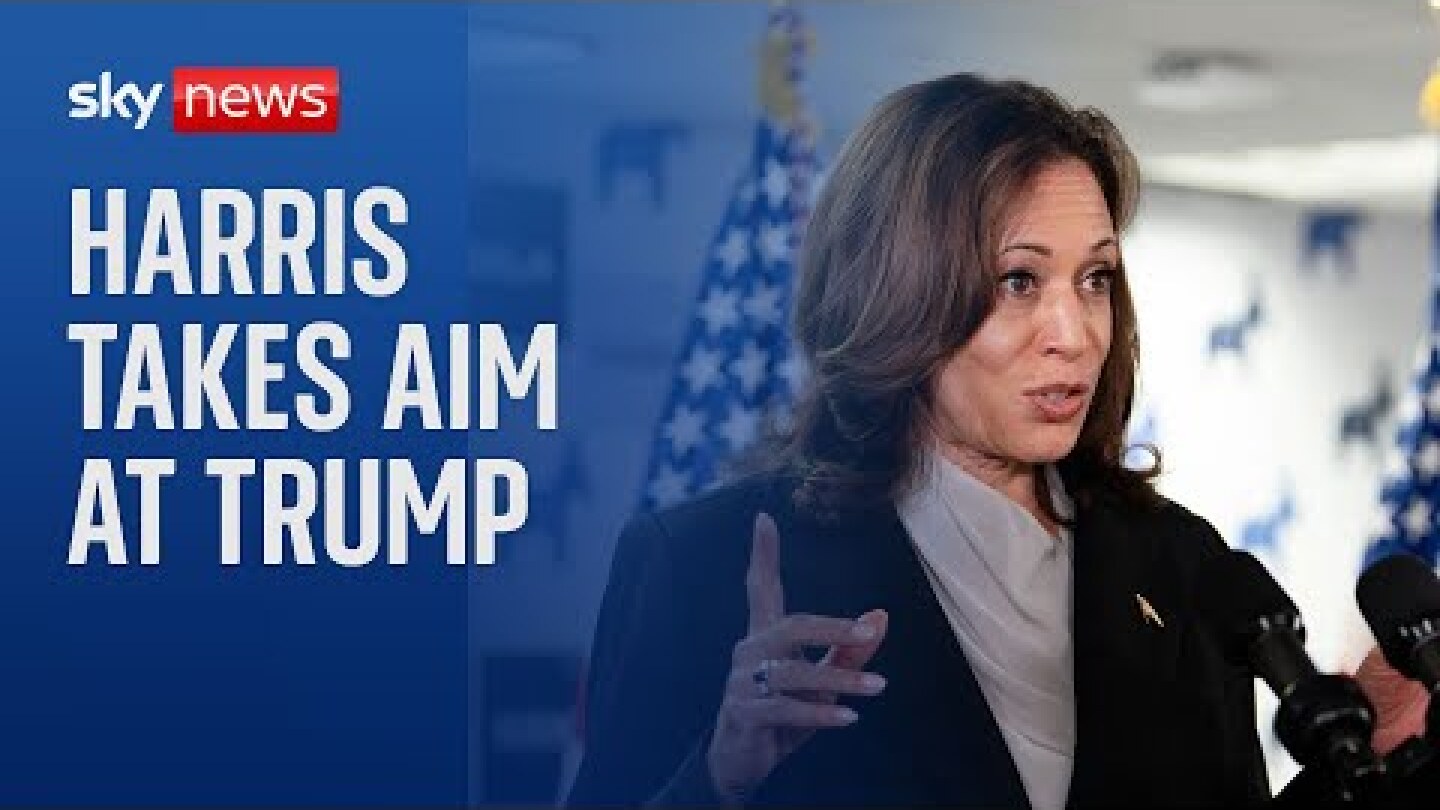 Kamala Harris hits out at Trump: 'I know Donald Trump's type'