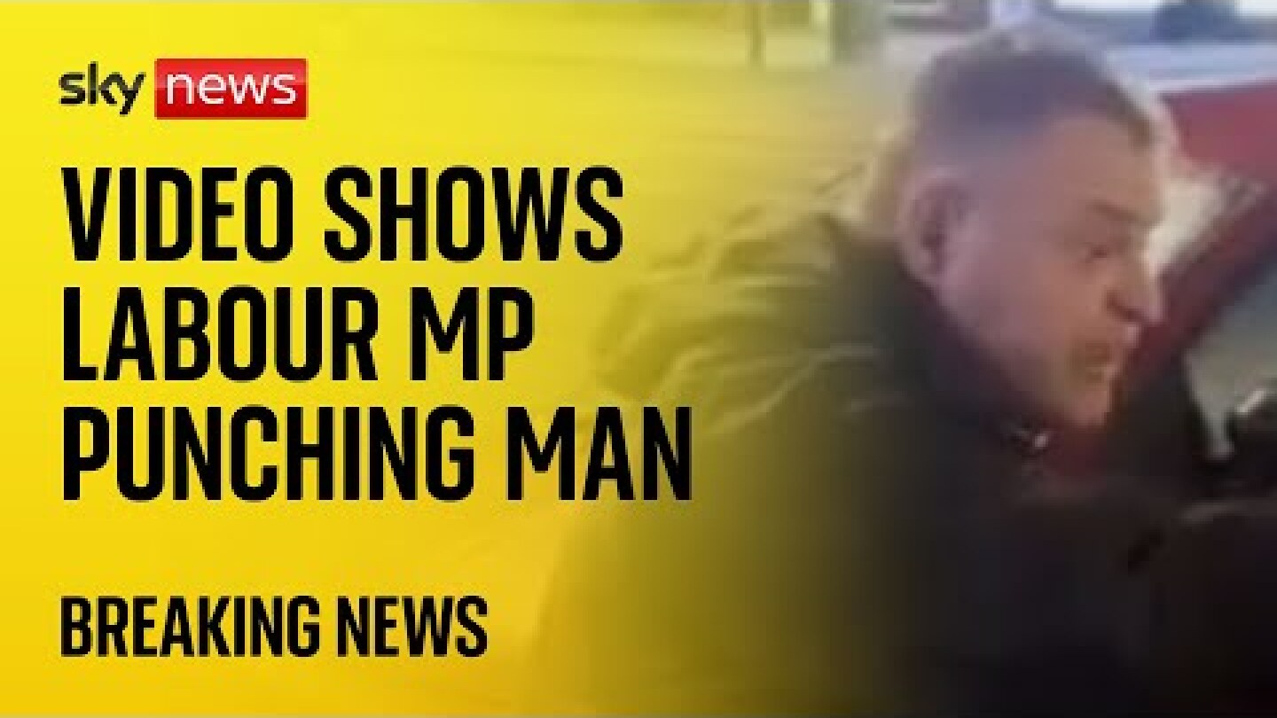 New footage shows Labour MP Mike Amesbury punching man multiple times