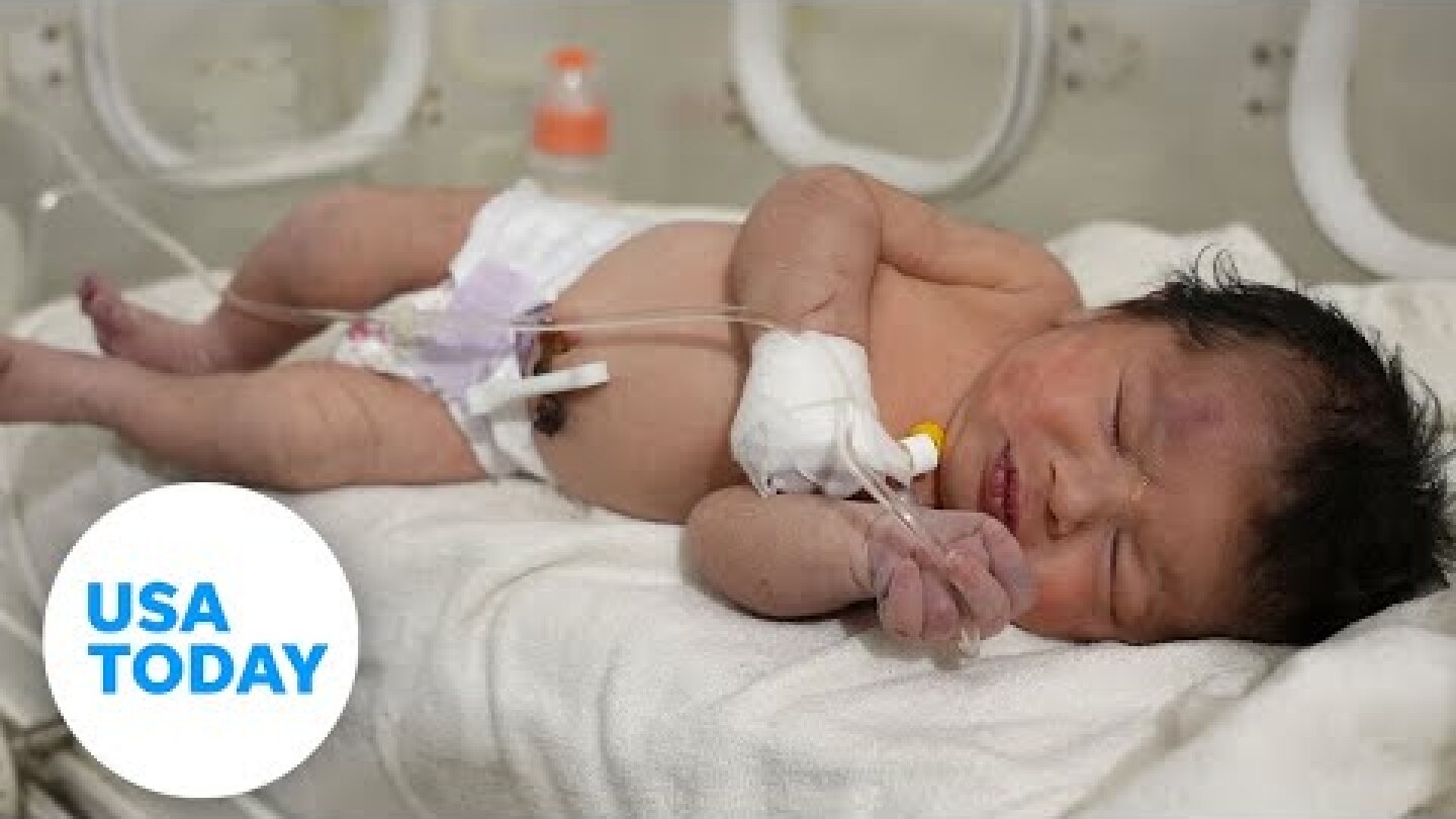 Baby born in earthquake among survivors in Syria, Turkey | USA TODAY