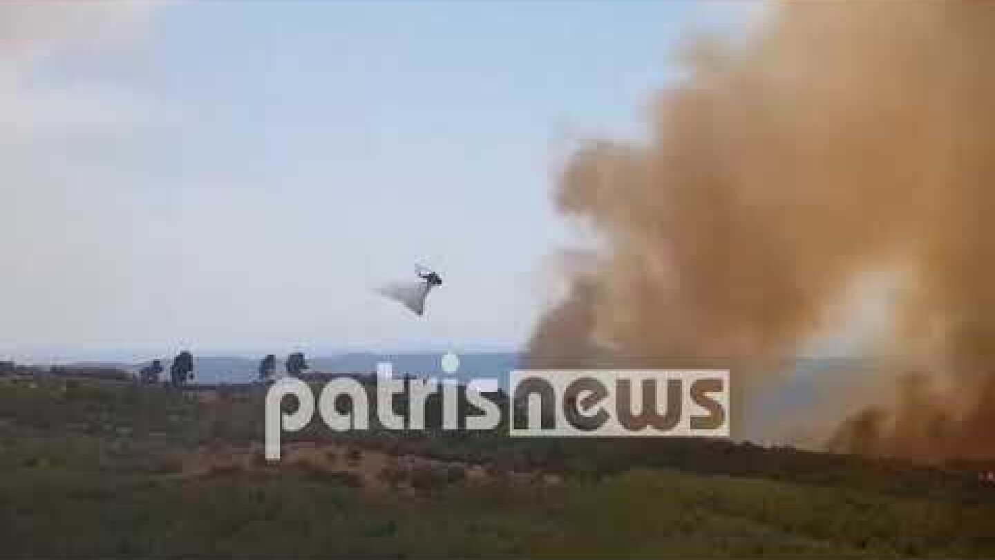 Σε πύρινο κλοιό χωριά της Ολυμπίας (I)