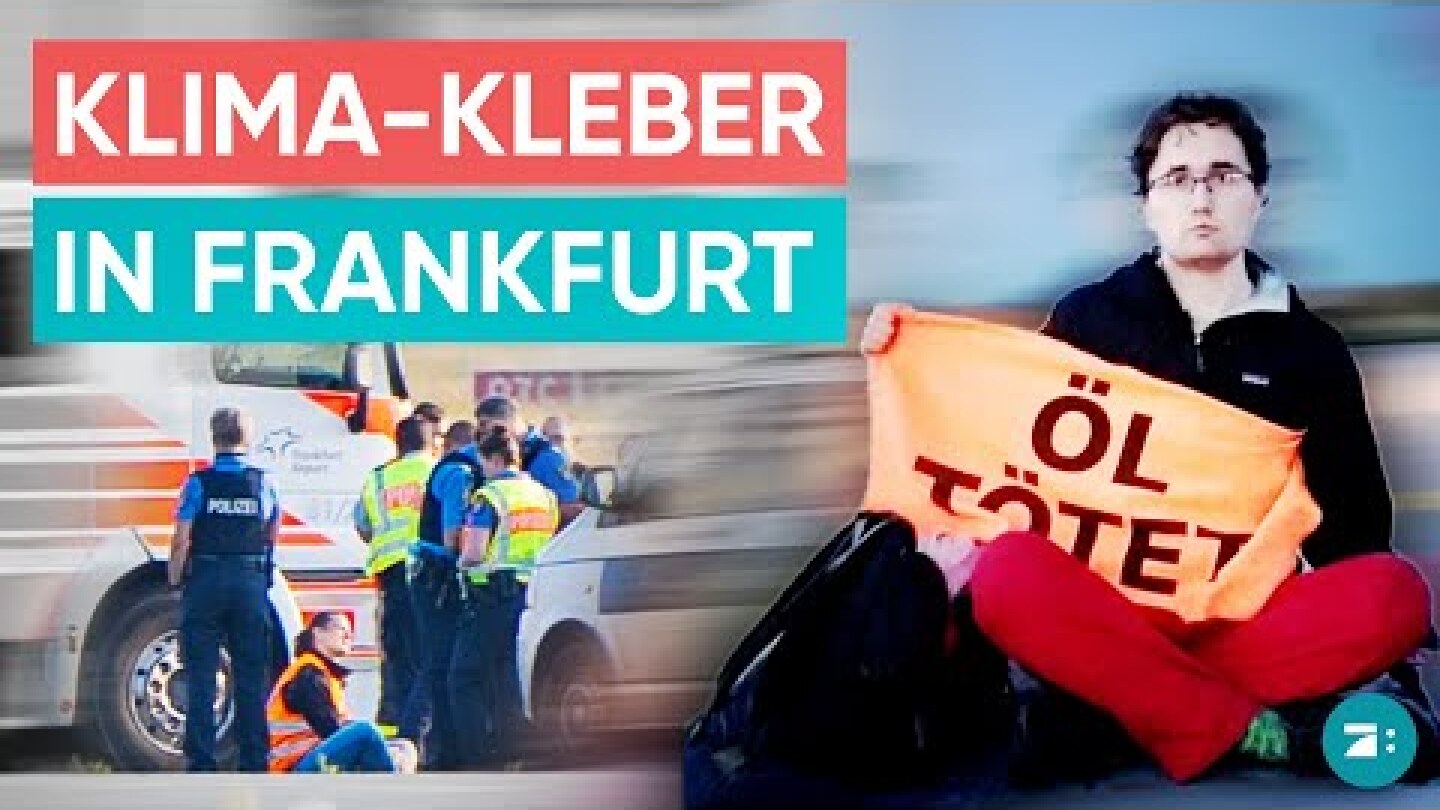 "Letzte Generation" legt Flughafen in Frankfurt lahm