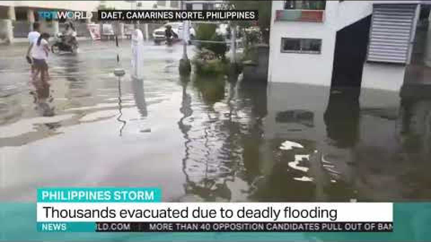 Tropical Storm Osman kills at least 22 in the Philippines