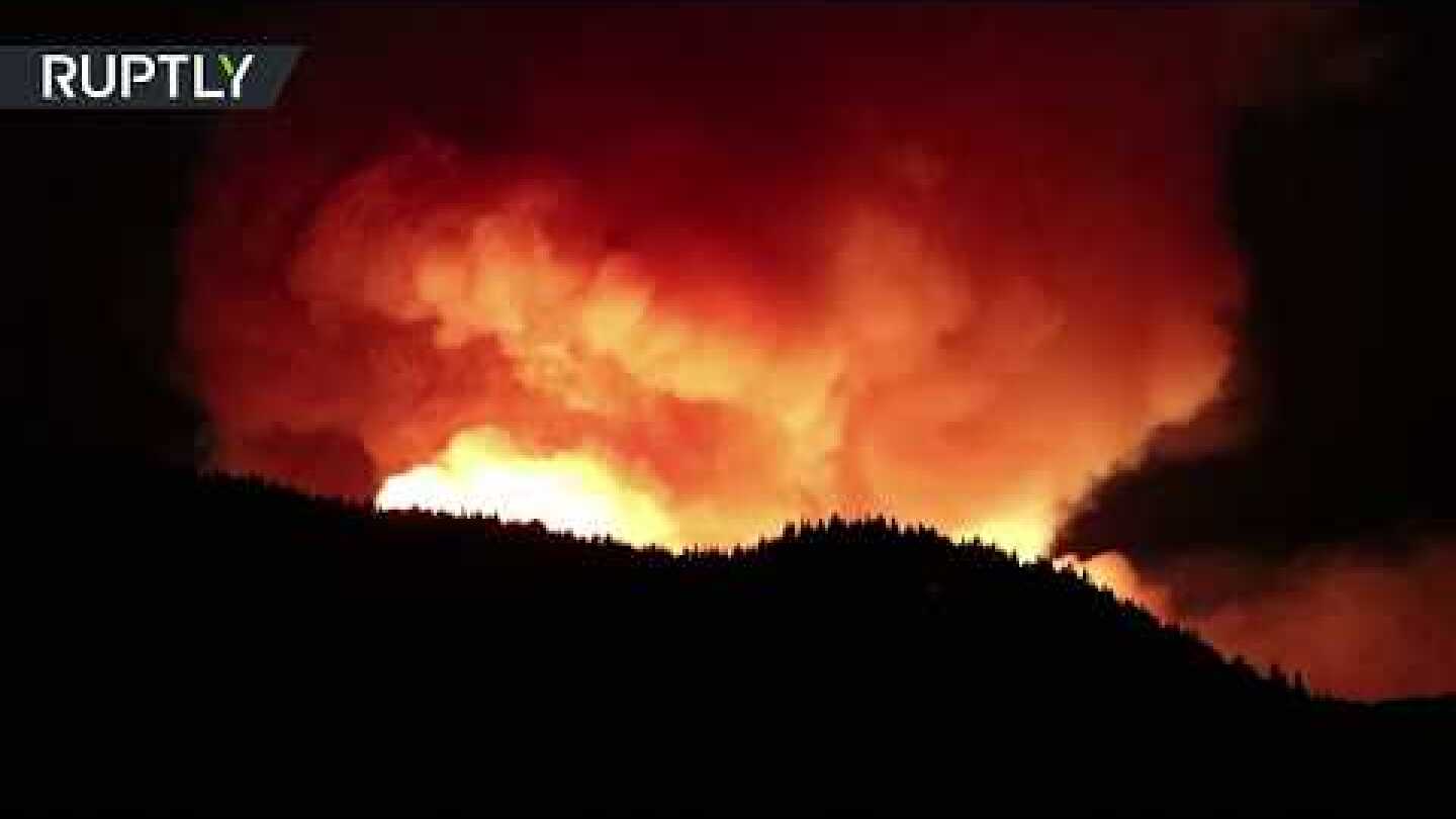 Wildfires hit the Spanish island of Gran Canaria