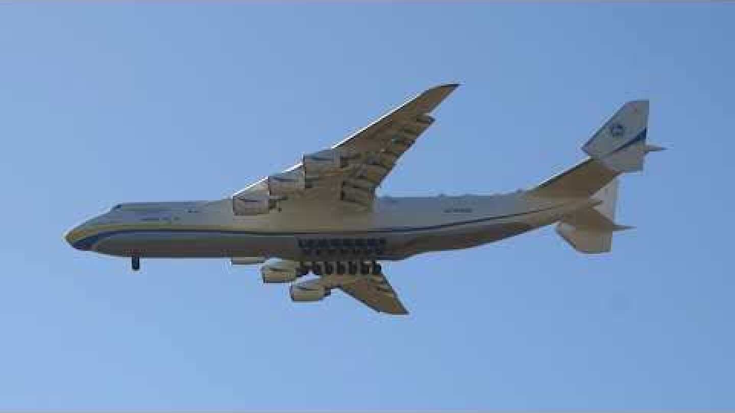 Antonov AN-225 Mriya landing at Athens Airport