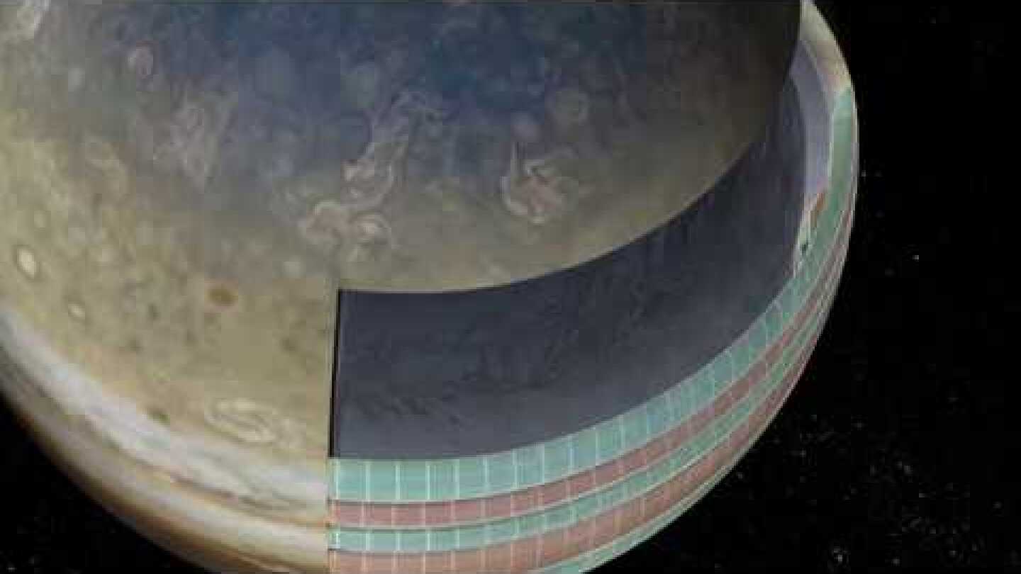 NASA's Juno Spacecraft Reveals the Depth of Jupiter's Colored Bands