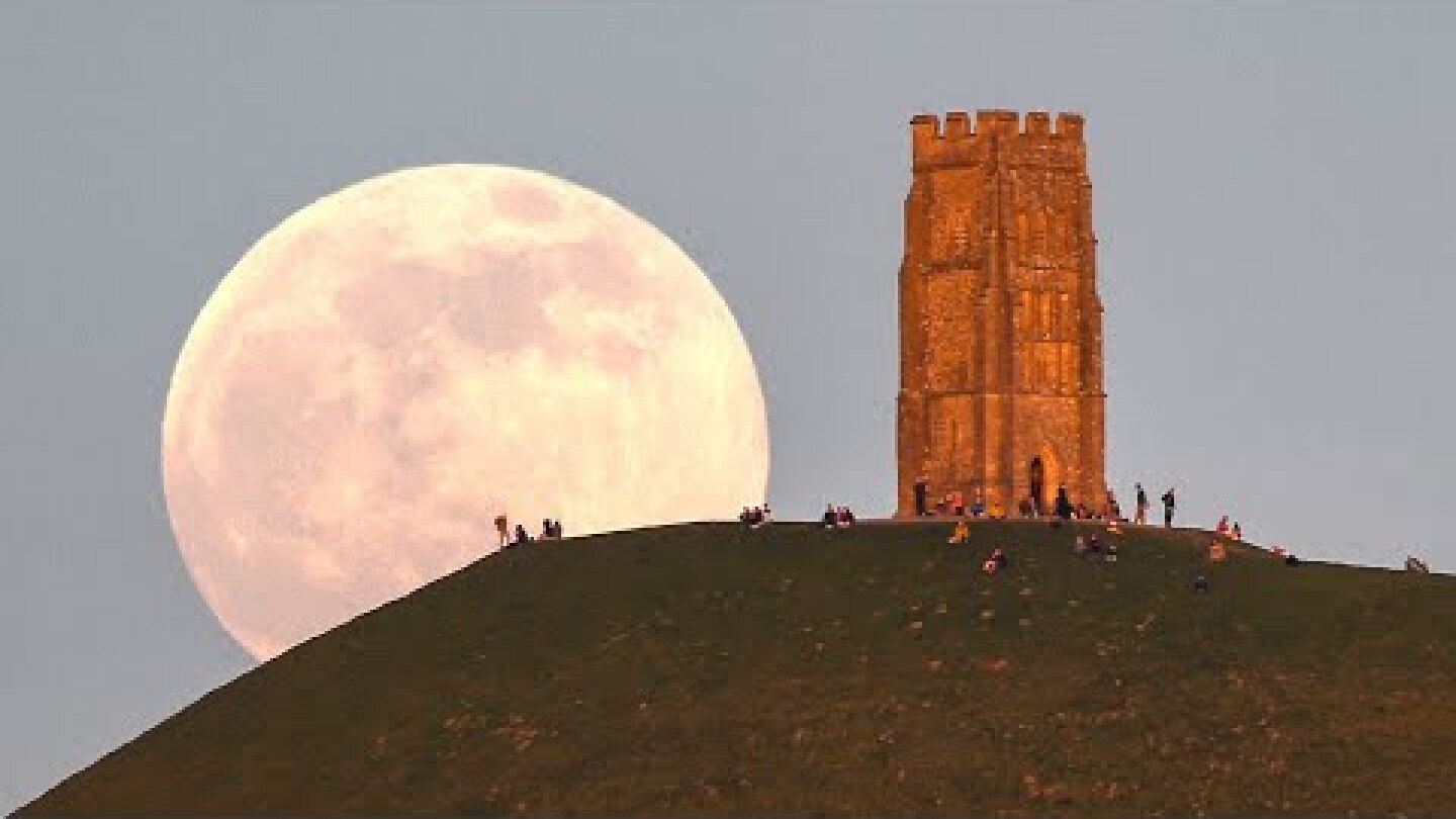First supermoon of 2021 lights up dawn skies around the world