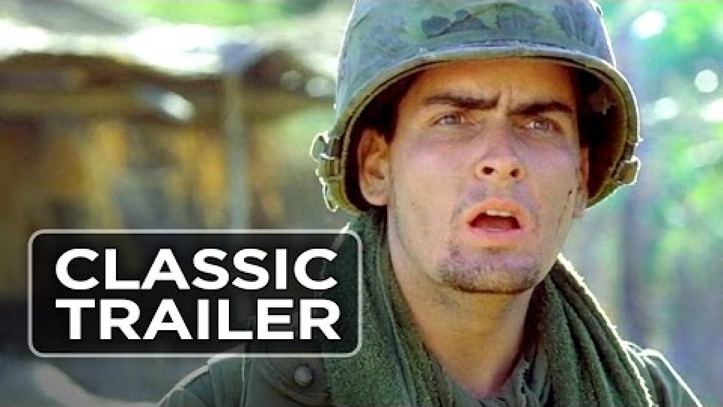 Platoon Official Trailer #1 - Charlie Sheen, Keith David Movie (1986) HD