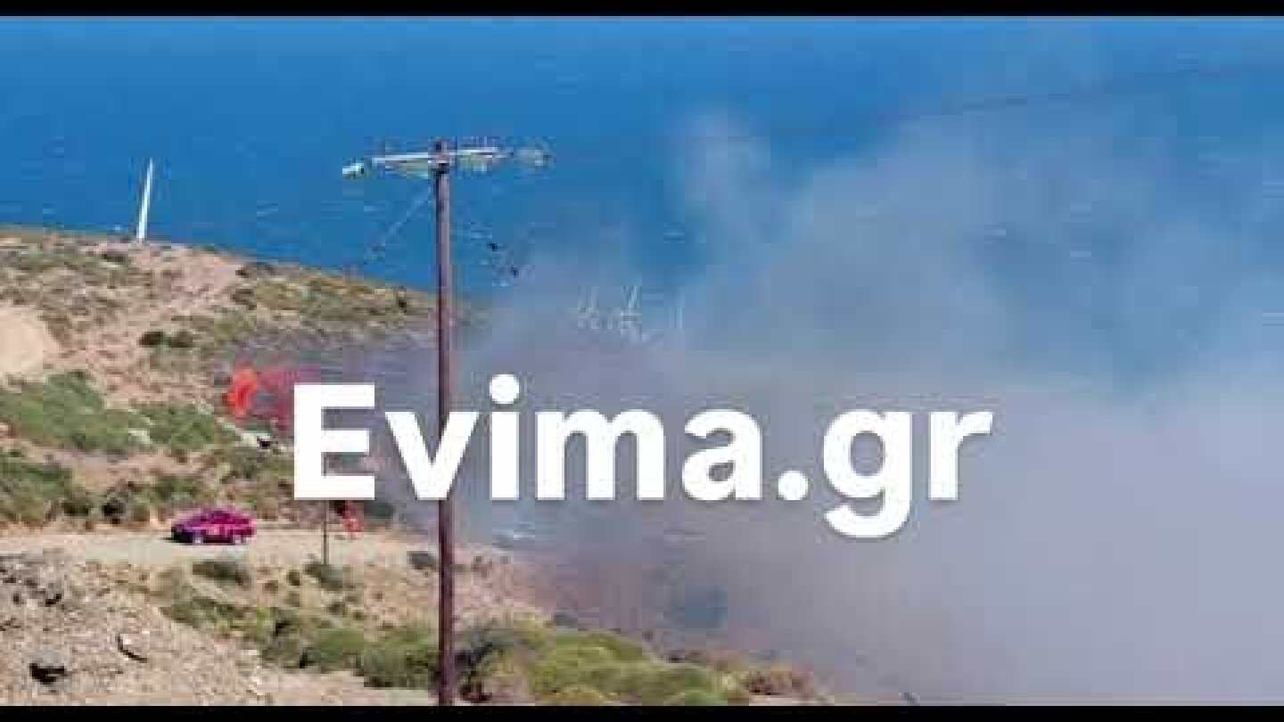 Φωτιά στην Κάρυστο 