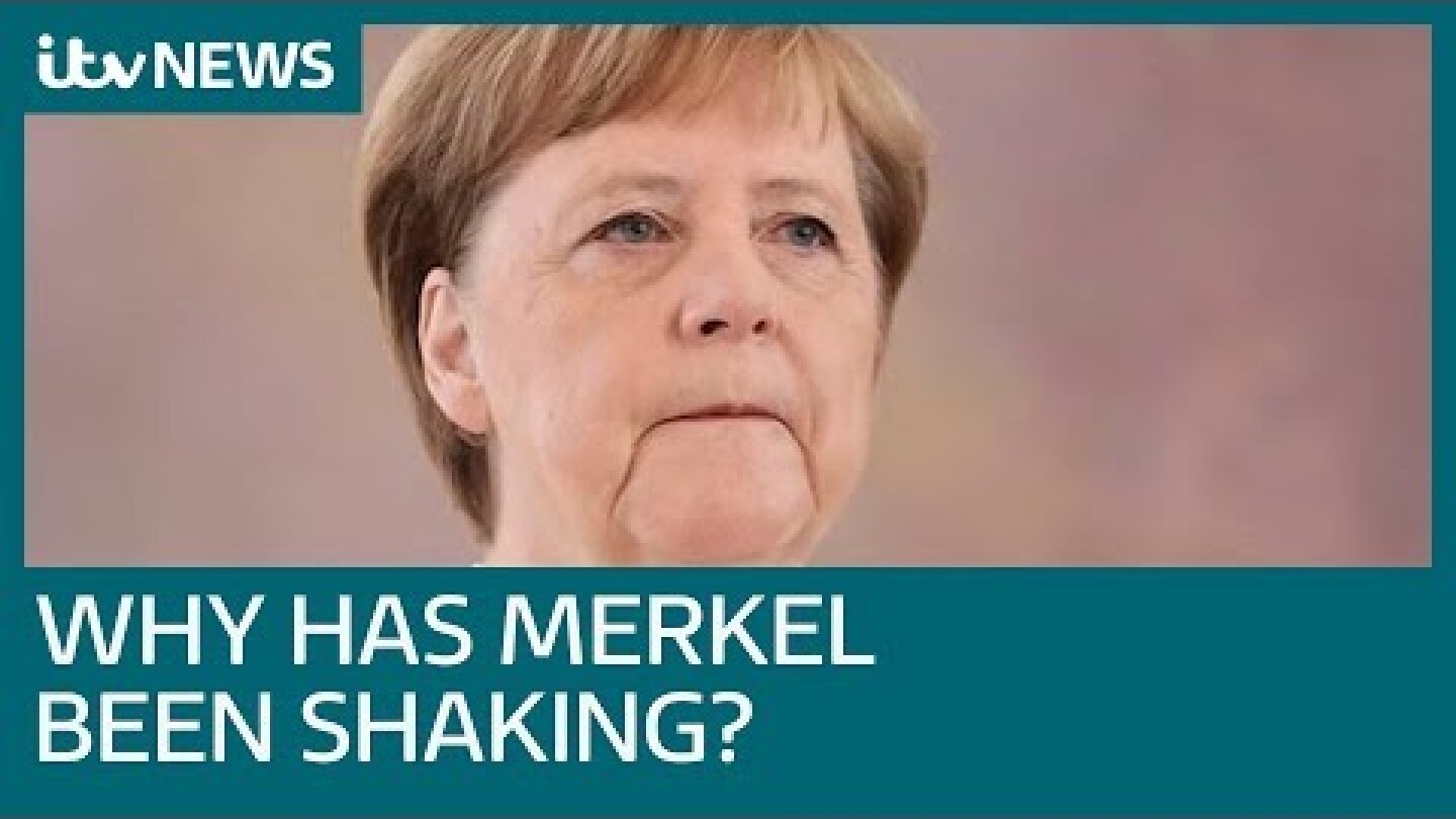 Angela Merkel seen shaking again at event in Berlin | ITV News