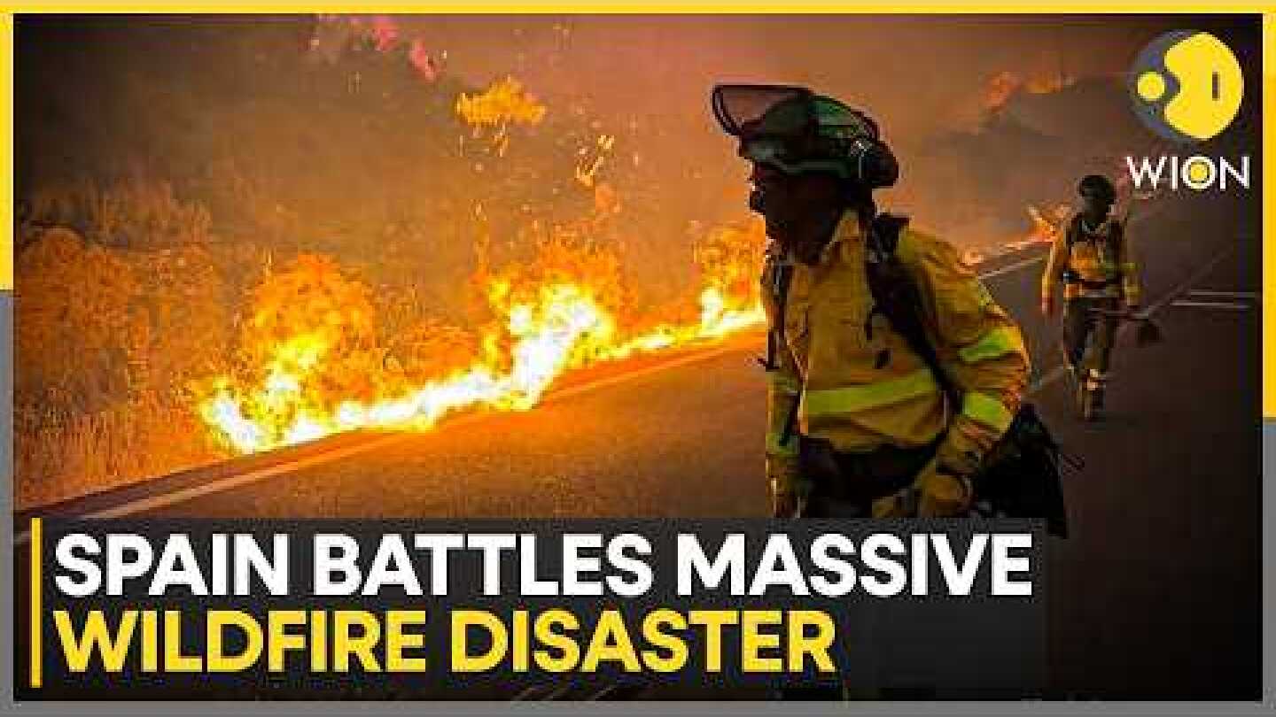 Spain Wildfires Rage Out of Control | Thousands Evacuated as Heatwave Fuels Massive Blazes