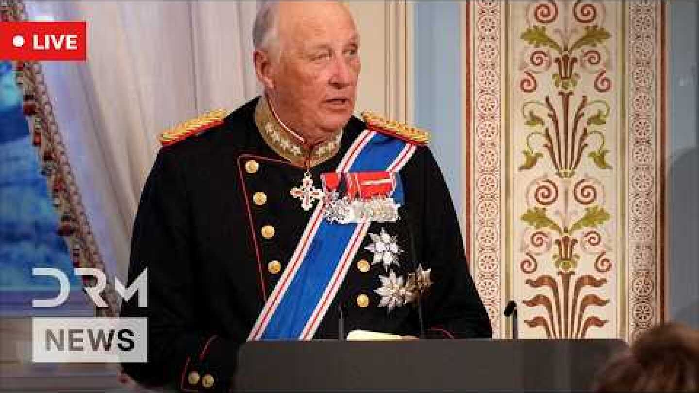 LIVE: View of Norway’s Royal Palace After King Harald V Dies at 89 | AC1B