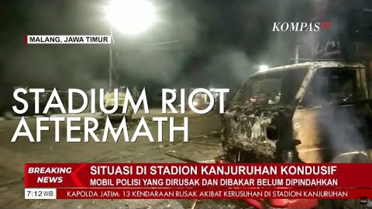 Police: 'Anarchic' fans attacking officers, damaging cars during Indonesian stadium stampede
